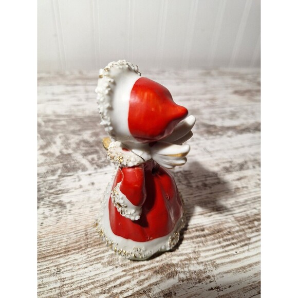 Vintage Christmas Bell Angel Holding Candle Light Lefton Japan ultra Rare HTF - Picture 6 of 12